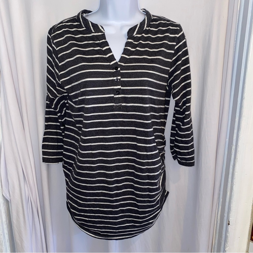 Mom's The Word Maternity 3/4  Sleeve Size L